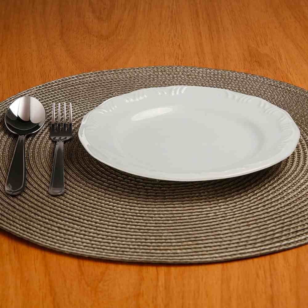 Prato De Sobremesa De Porcelana Pomerode Schmidt 19 Cm - Branco