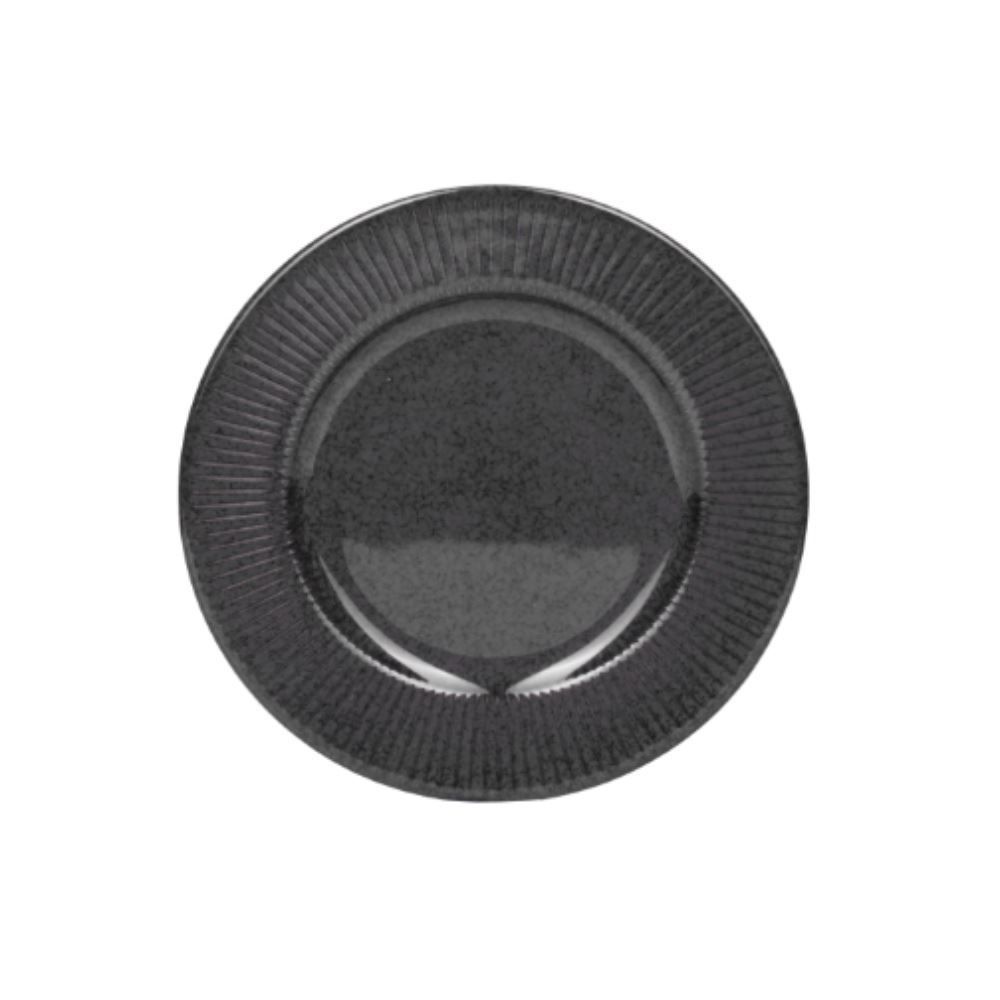 Prato De Sobremesa Porto Fino Havan Casa 20,5Cm - Preto 