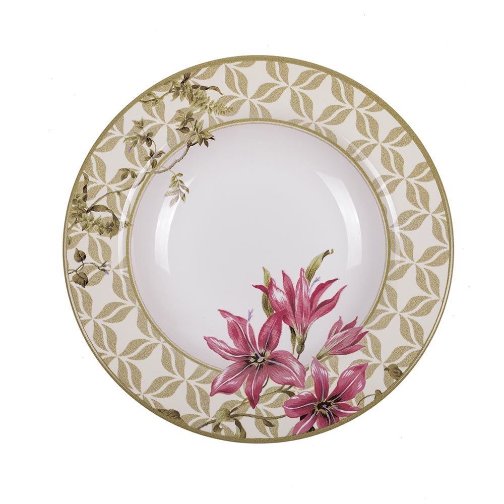 Prato Fundo Alleanza Aves 25Cm - Cerâmica