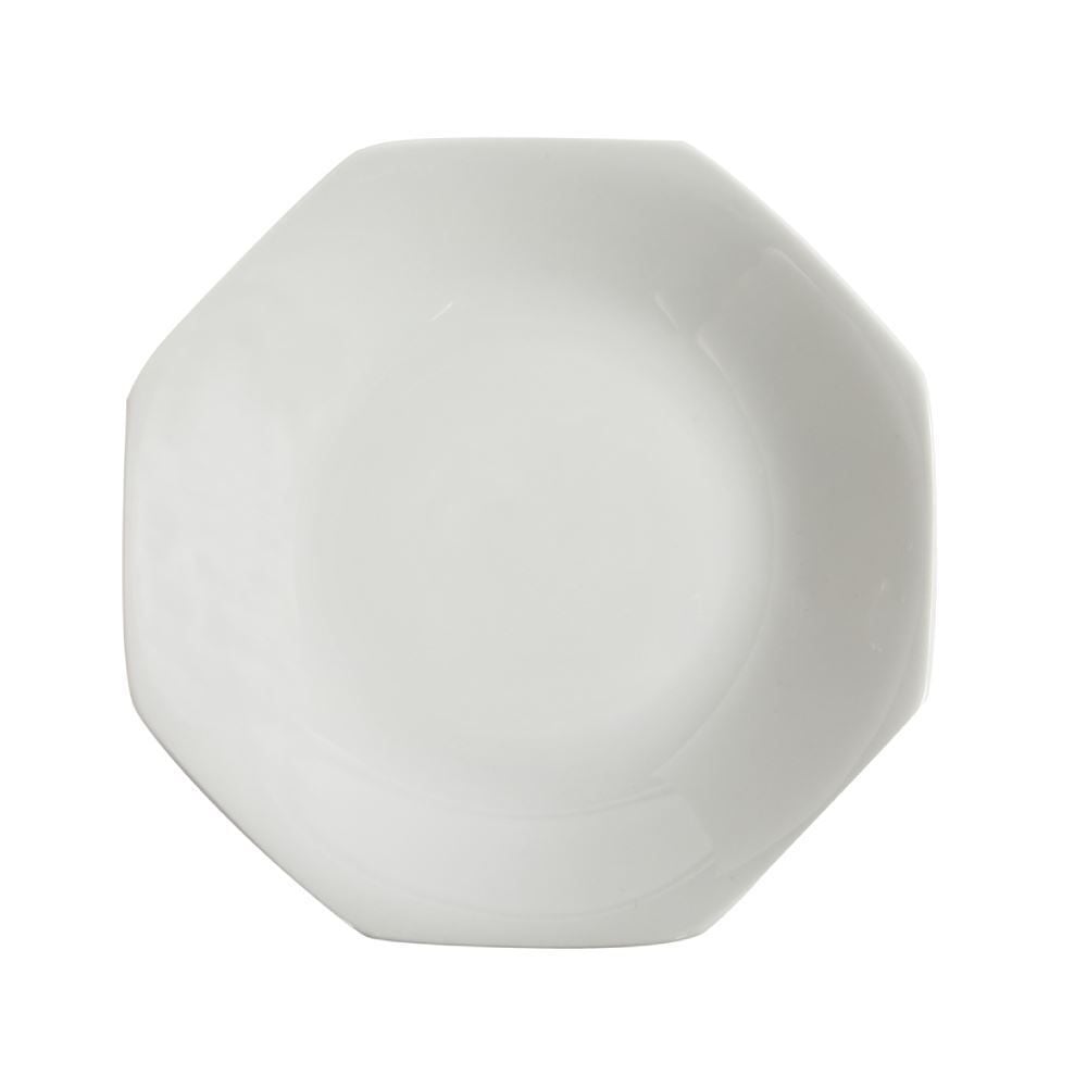 Prato Fundo De Porcelana Orion Schmidt 24 Cm - Branco