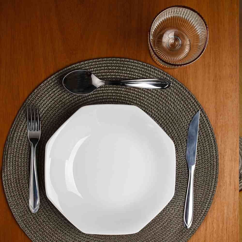 Prato Fundo De Porcelana Orion Schmidt 24 Cm - Branco