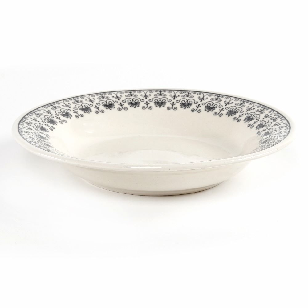 Prato Fundo Donna Renda 21,Cm - Cerâmica