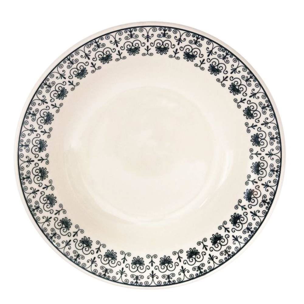 Prato Fundo Donna Renda 21,Cm - Cerâmica