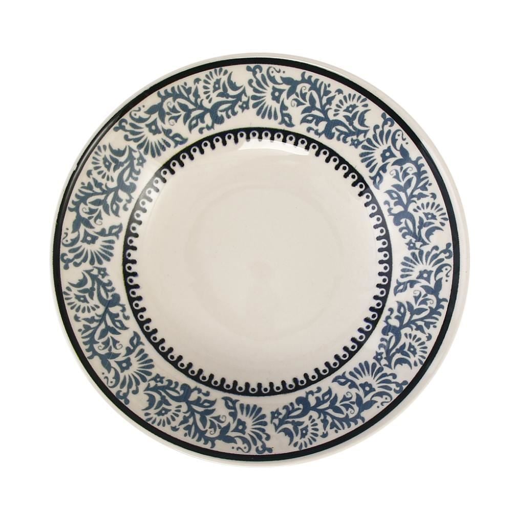 Prato Fundo Jamile Biona By Havan Casa 20,5Cm - Ceramica