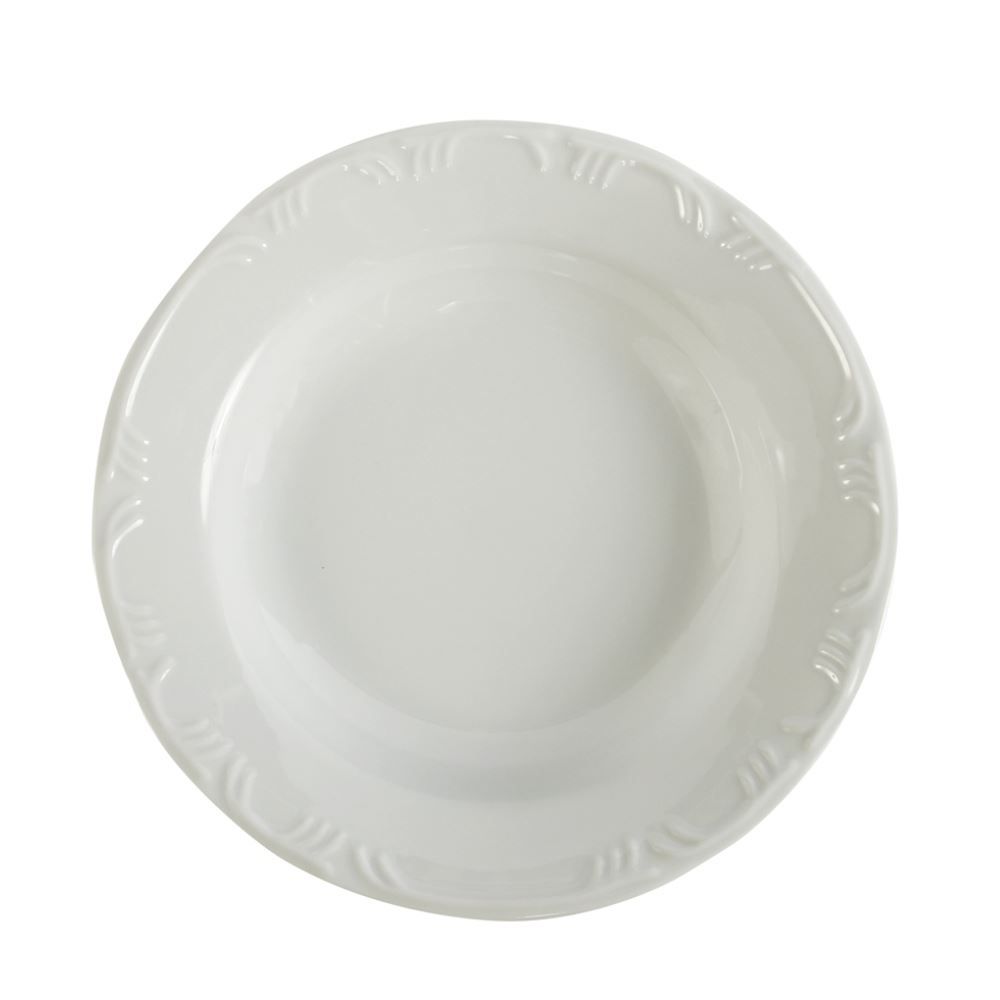 Prato Fundo Porcelana Pomerode Schmidt 23 Cm - Branco