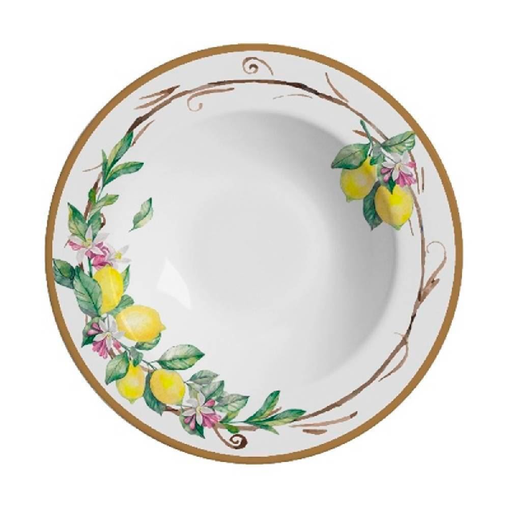 Prato Fundo Siciliano Com Aba 24,5Cm - Siciliano