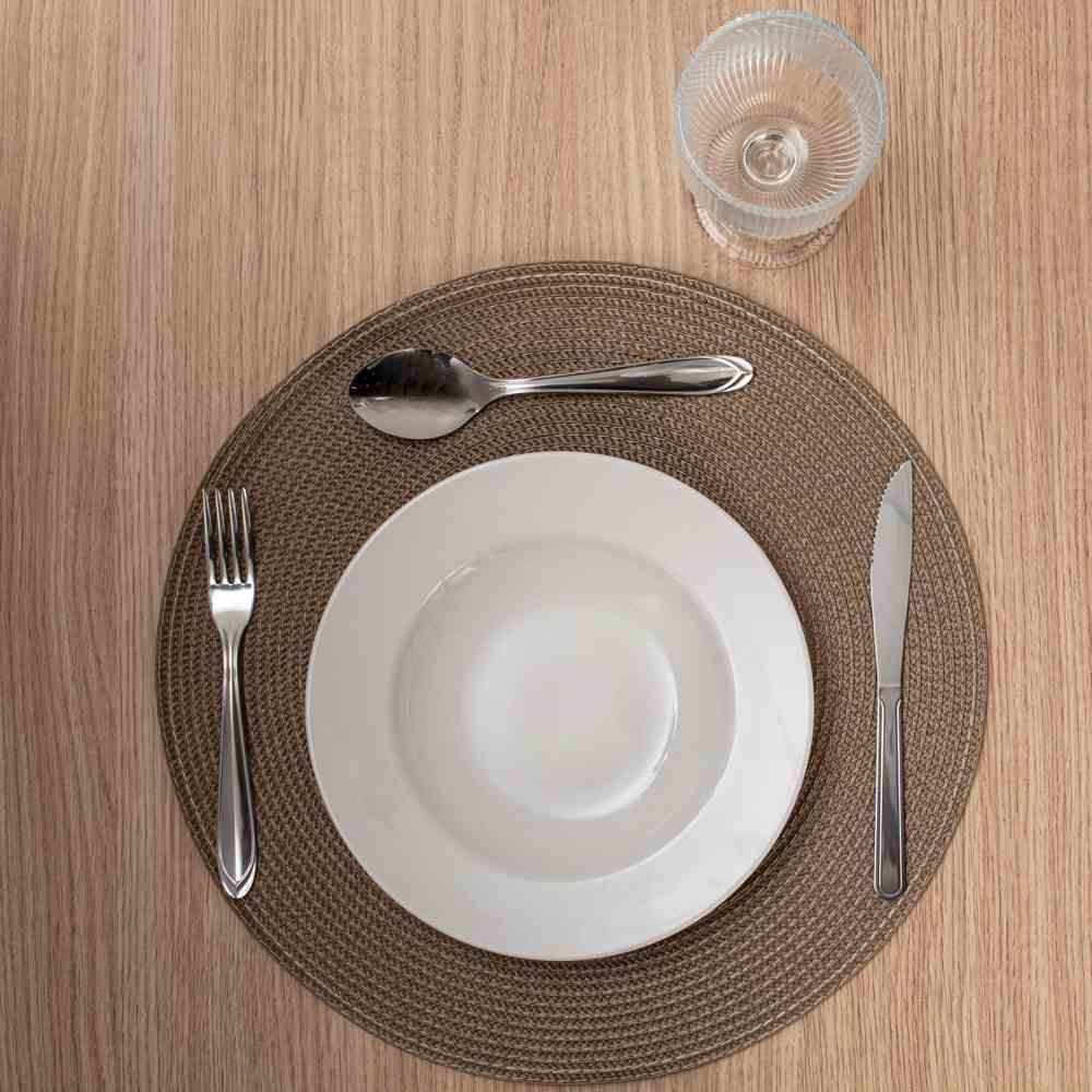 Prato Fundo Maria Augusta Tramontina De Porcelana 23Cm - Porcelana Branca