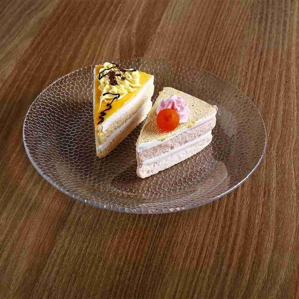 Prato de Sobremesa de Vidro Acqua Nadir 19Cm - Vidro