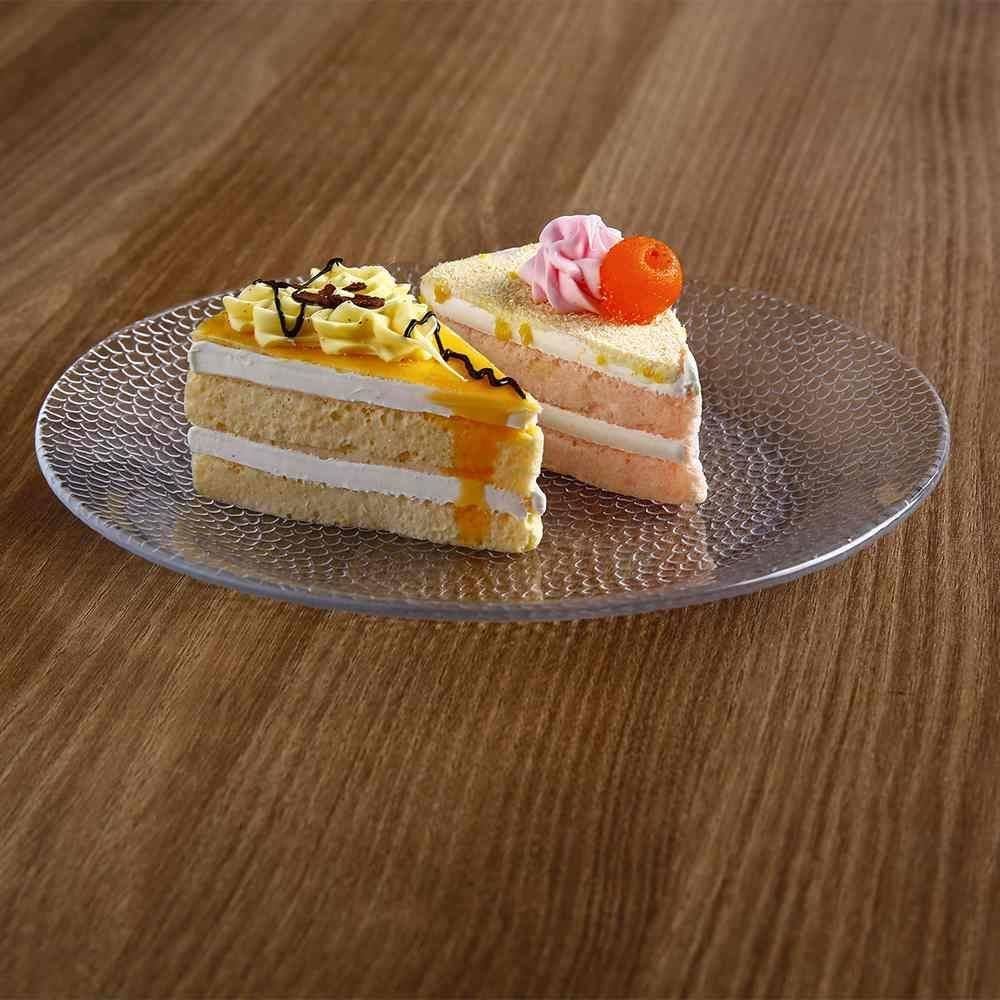 Prato de Sobremesa de Vidro Acqua Nadir 19Cm - Vidro