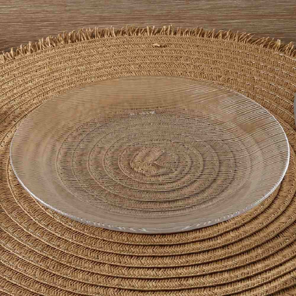 Prato Para Lanche Diamante Duralex 19Cm - Vidro Transparente