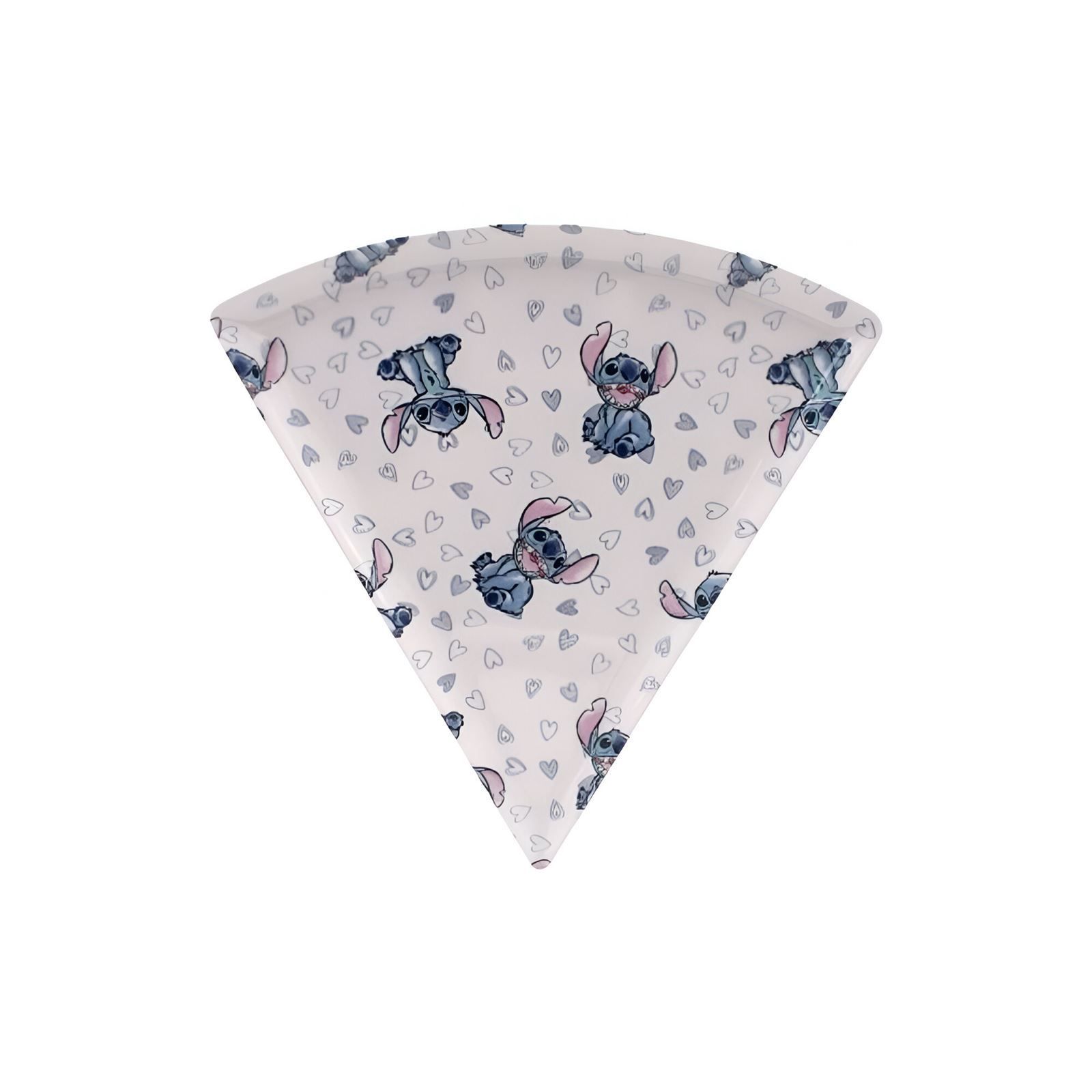 Prato Pizza Melamina Disney 22Cm - Stitch Coração