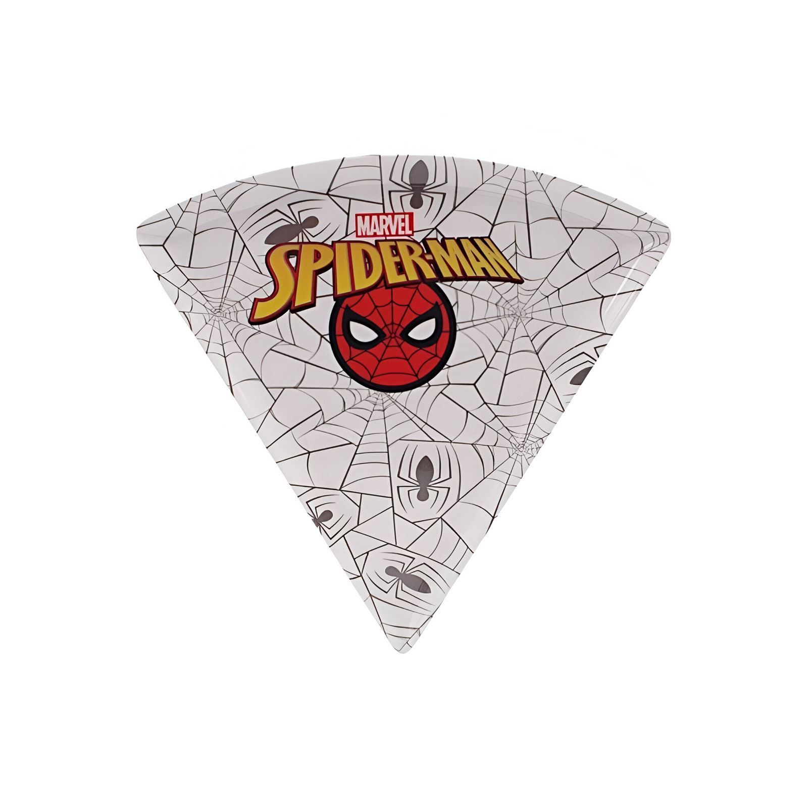 Prato Pizza Melamina Disney 22Cm - Homem Aranha Teias