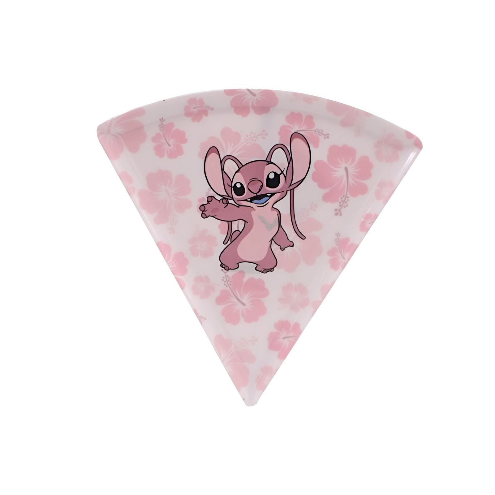 Prato Pizza Melamina Disney 22Cm - Angel Hibiscos 
