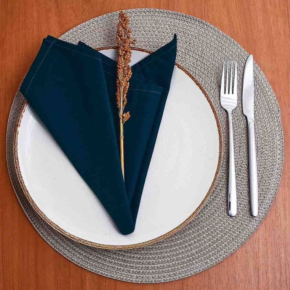 Prato Raso Cerâmica Naturalle Havan Casa 27Cm - Bege Brilhoso