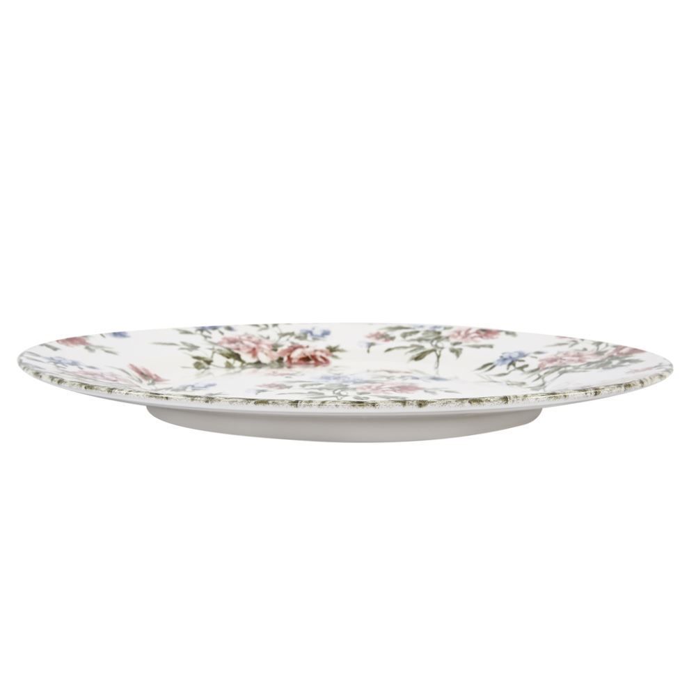 Prato Raso Cerâmica Romântica 2 Havan Casa By Alleanza - 28,5 cm
