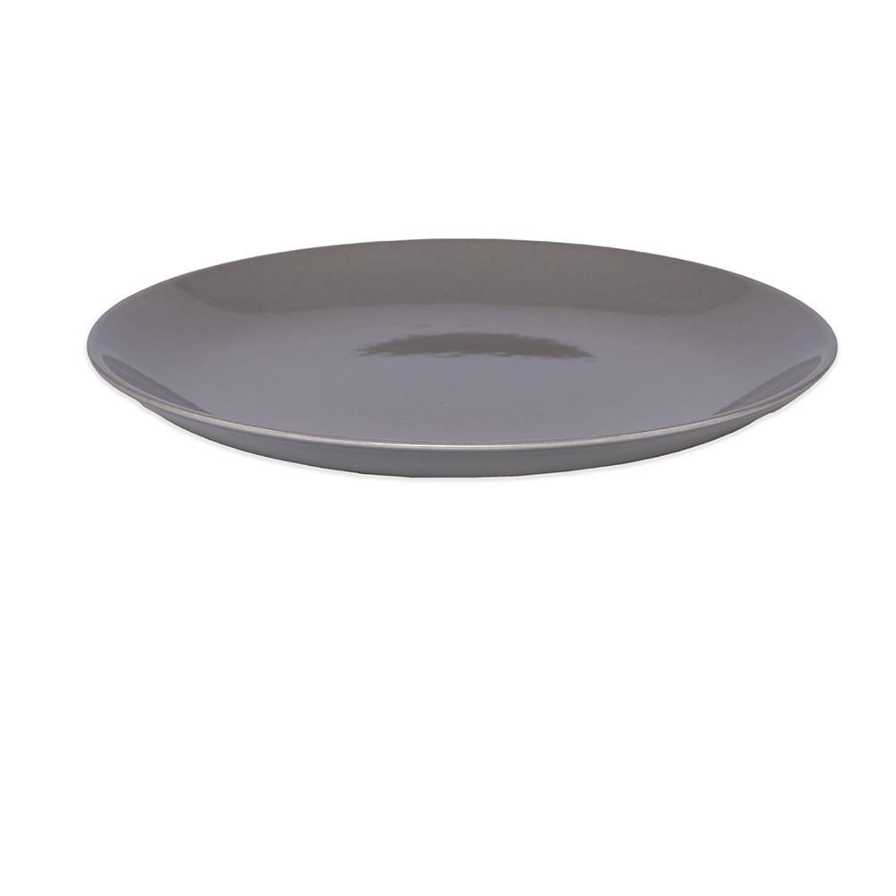 Prato Raso Corona Coupe Clean 26Cm Yoi - Cinza