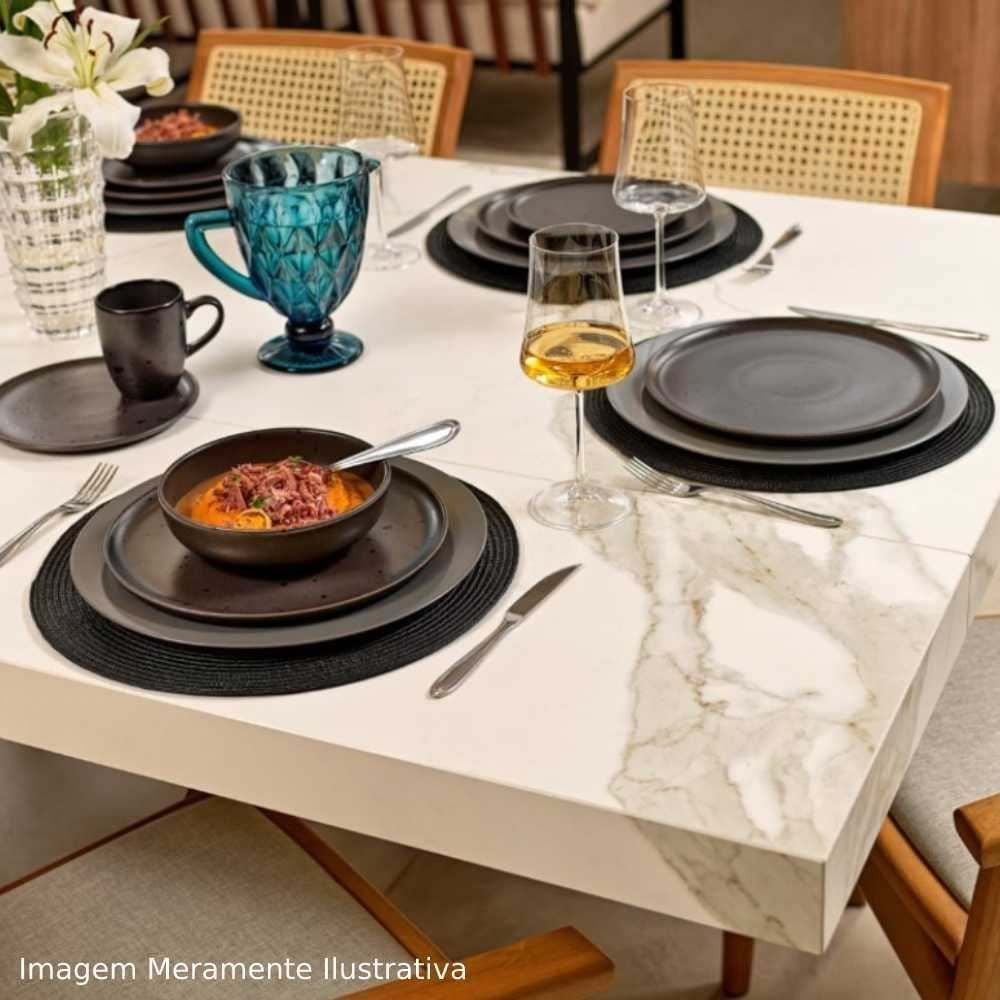 Prato Raso Naturalle Havan Casa 27Cm - Preto