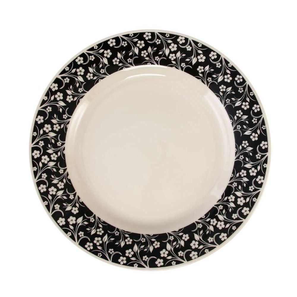 Prato Raso New Arabesco Biona By Havan Casa 26Cm - Cerâmica