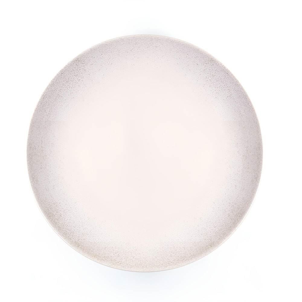 Prato Raso Ivy Bege Havan Casa 27Cm - Cerâmica