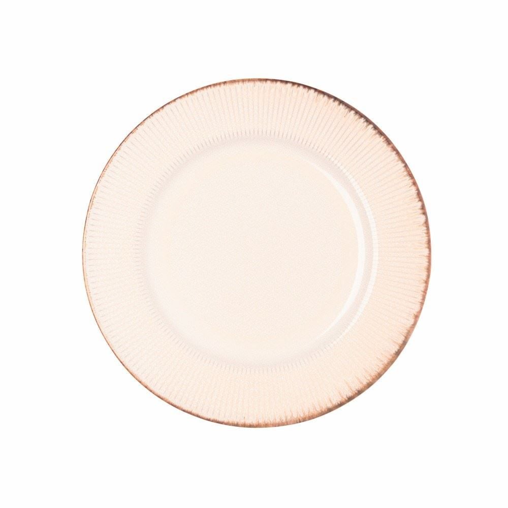 Prato Raso Linear Lyor 27 Cm - Branco