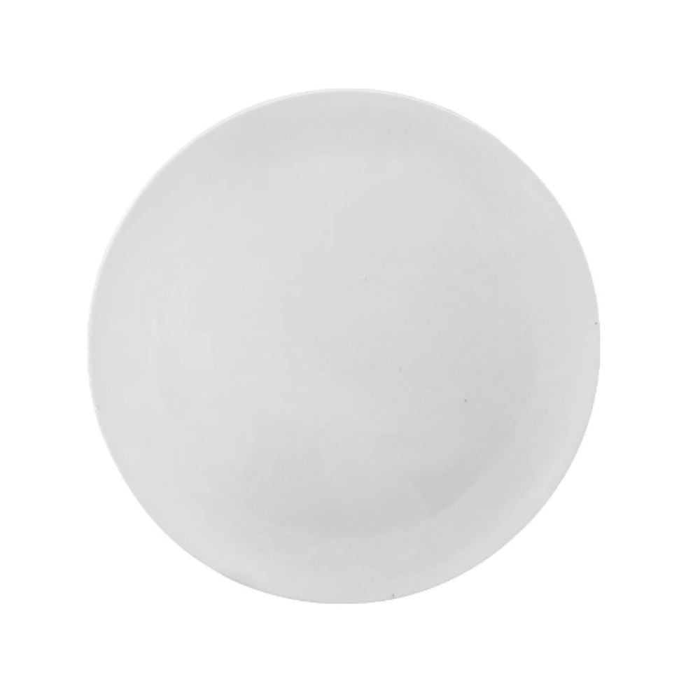 Prato Raso Melamina Havan Casa 25,4Cm - Branco