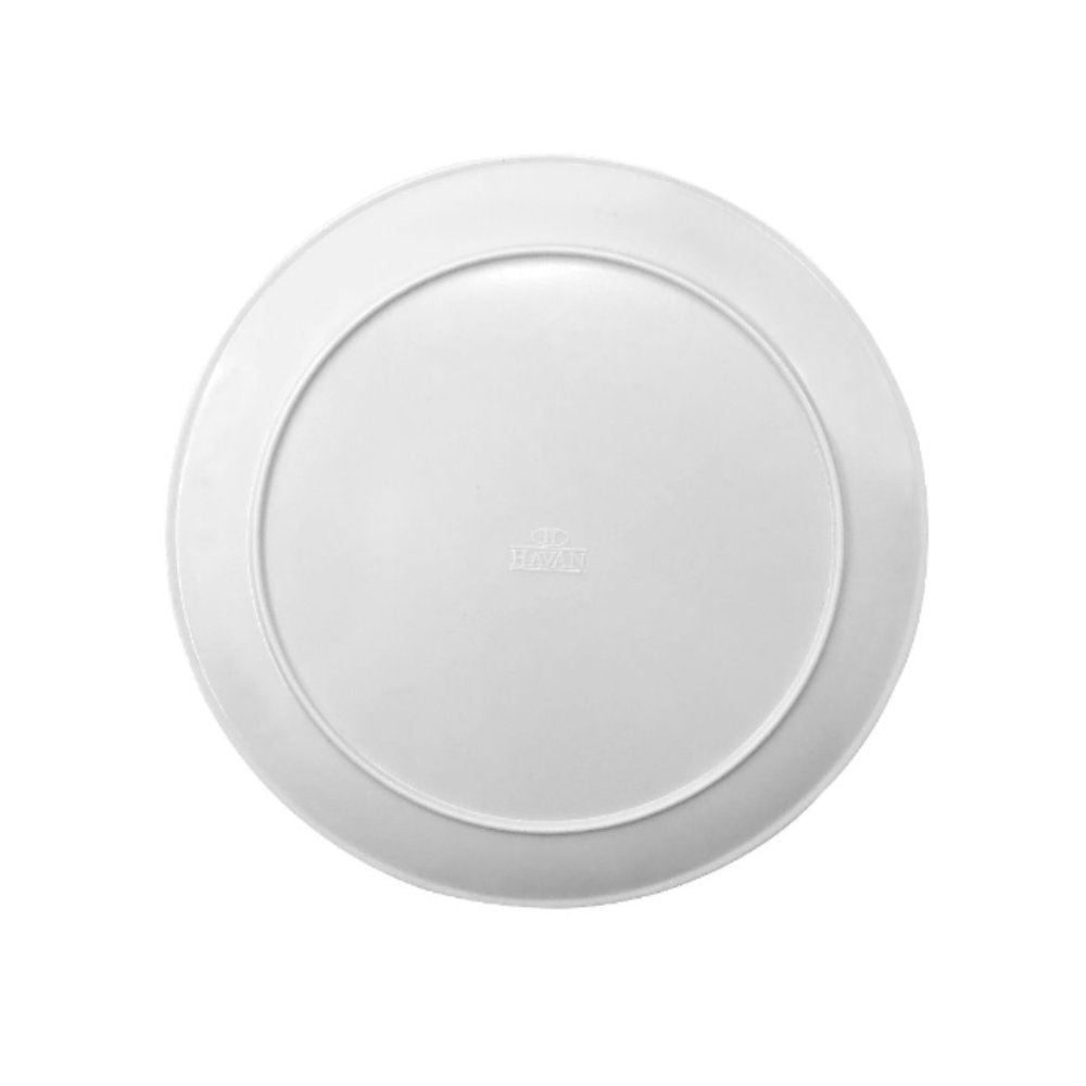 Prato Raso Melamina Havan Casa 25,4Cm - Branco