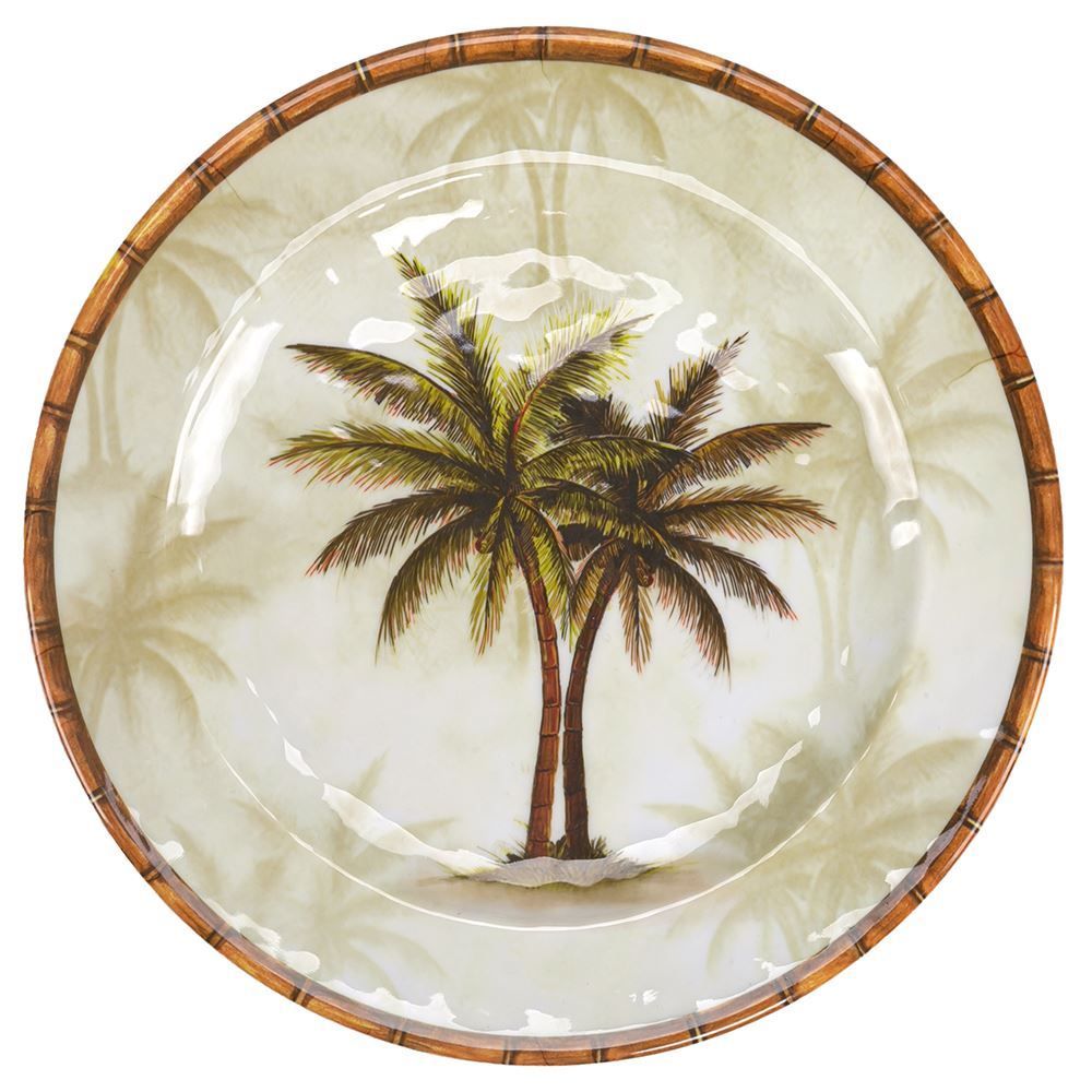 Prato Raso Melamina Havan Casa 28Cm - Bambu
