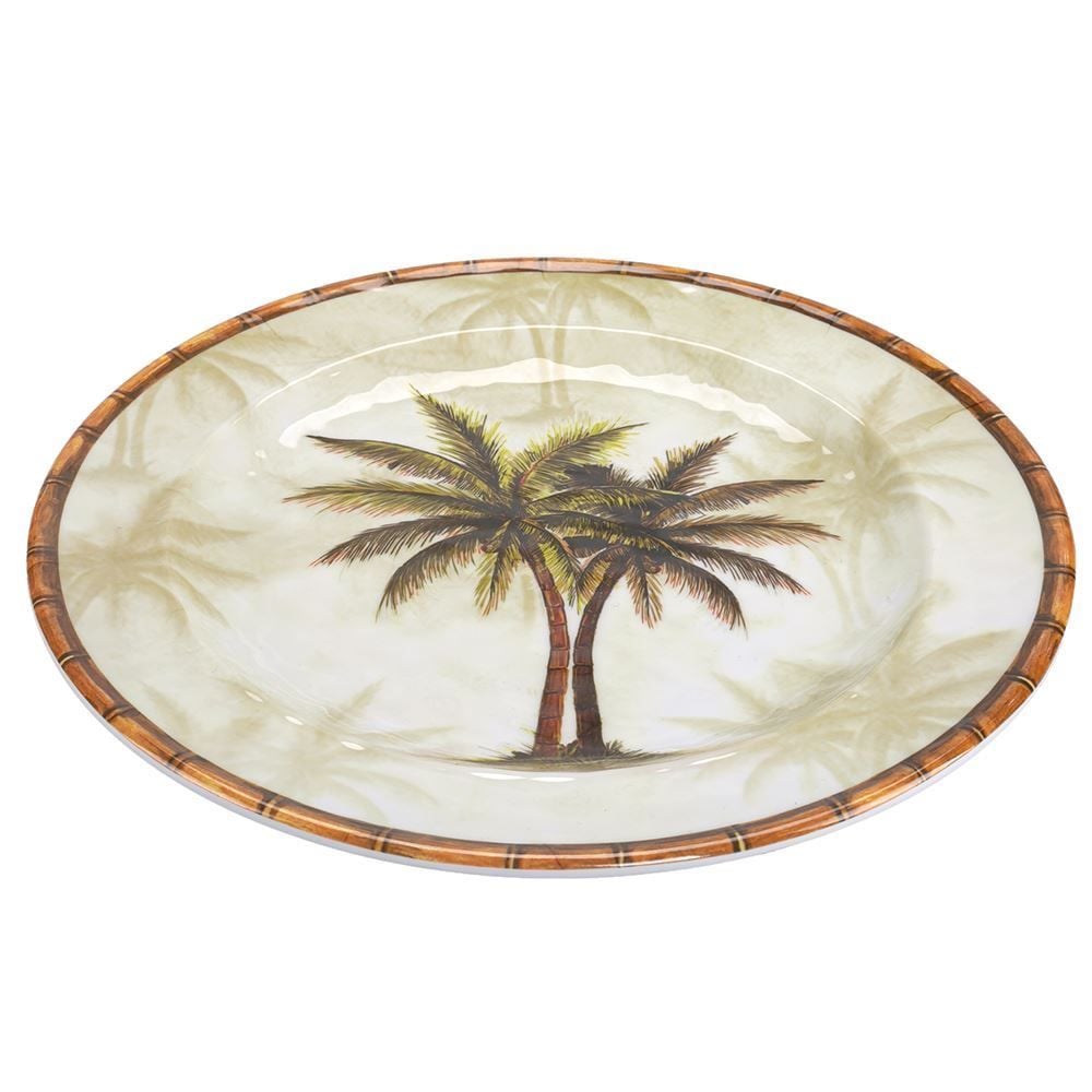 Prato Raso Melamina Havan Casa 28Cm - Bambu