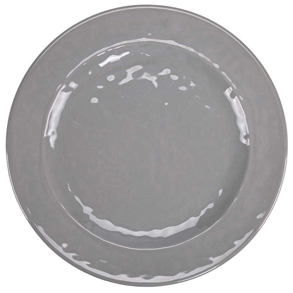 Prato Raso Melamina Havan Casa 28Cm - Cinza