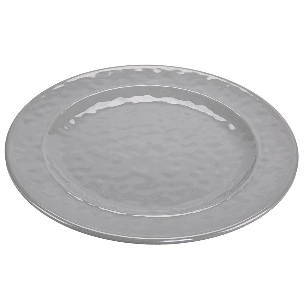Prato Raso Melamina Havan Casa 28Cm - Cinza