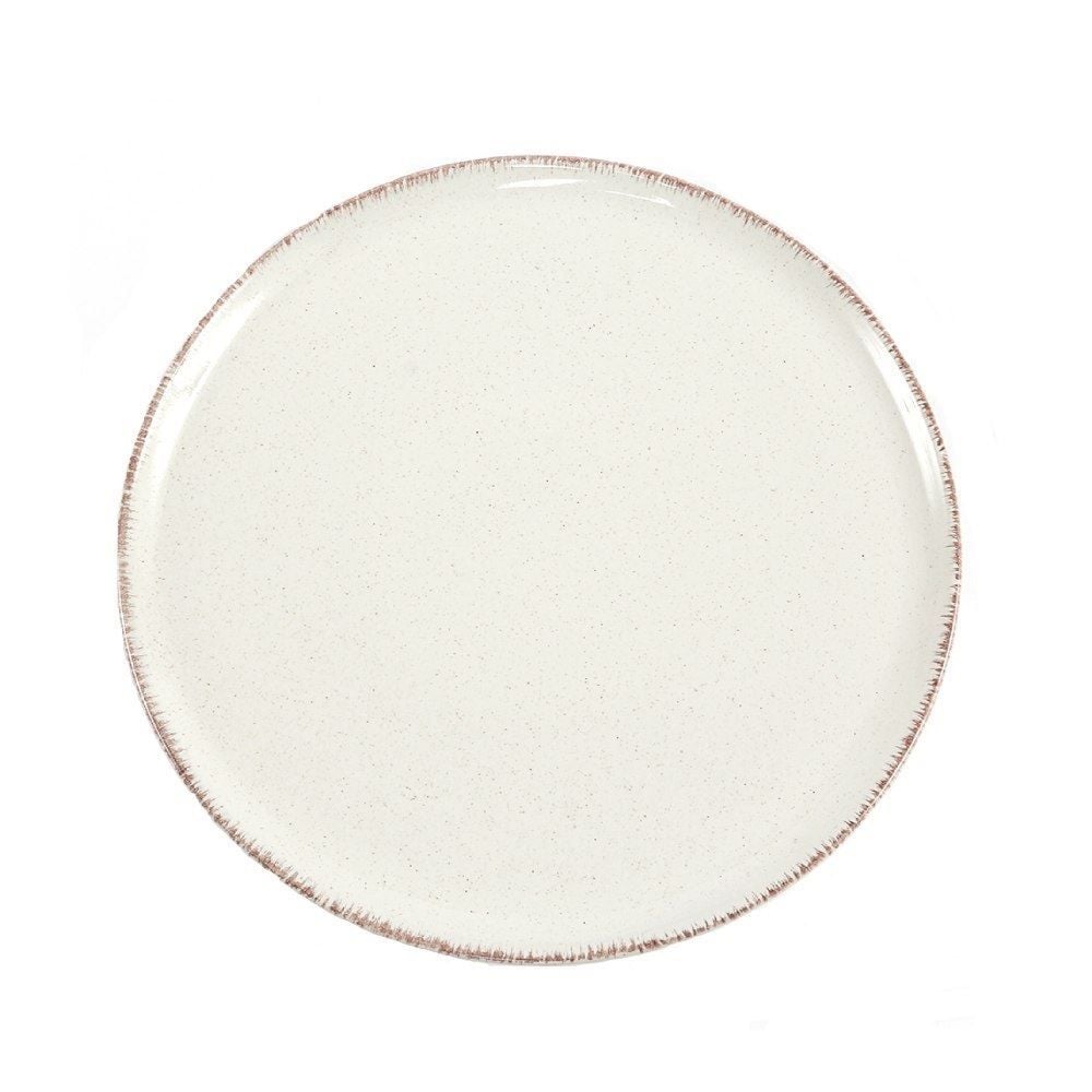 Prato Raso Naturalle Off White Havan Casa 27Cm - Cerâmica