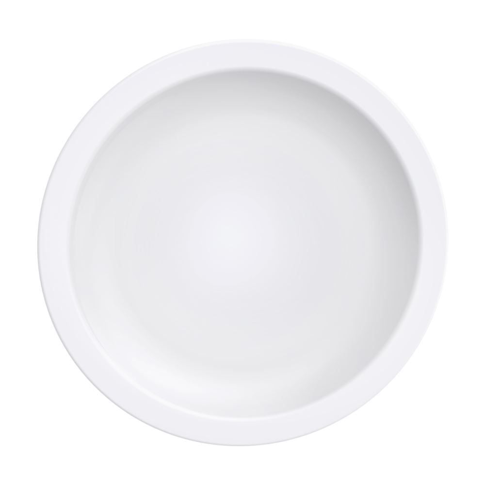 Prato Raso Porcelana Paola Tramontina 25,4 Cm - Branco