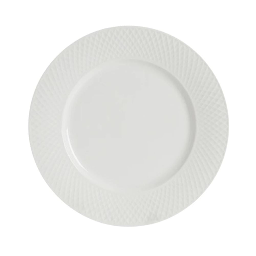 Prato Raso Porcelana Valência Havan Casa 27Cm - Branco