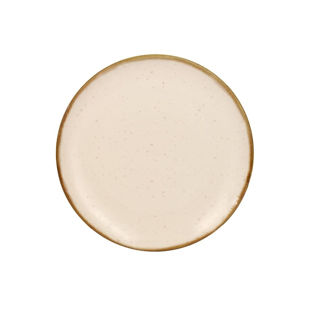 Prato Raso Reativa Luxor Havan Casa 25Cm - Bege