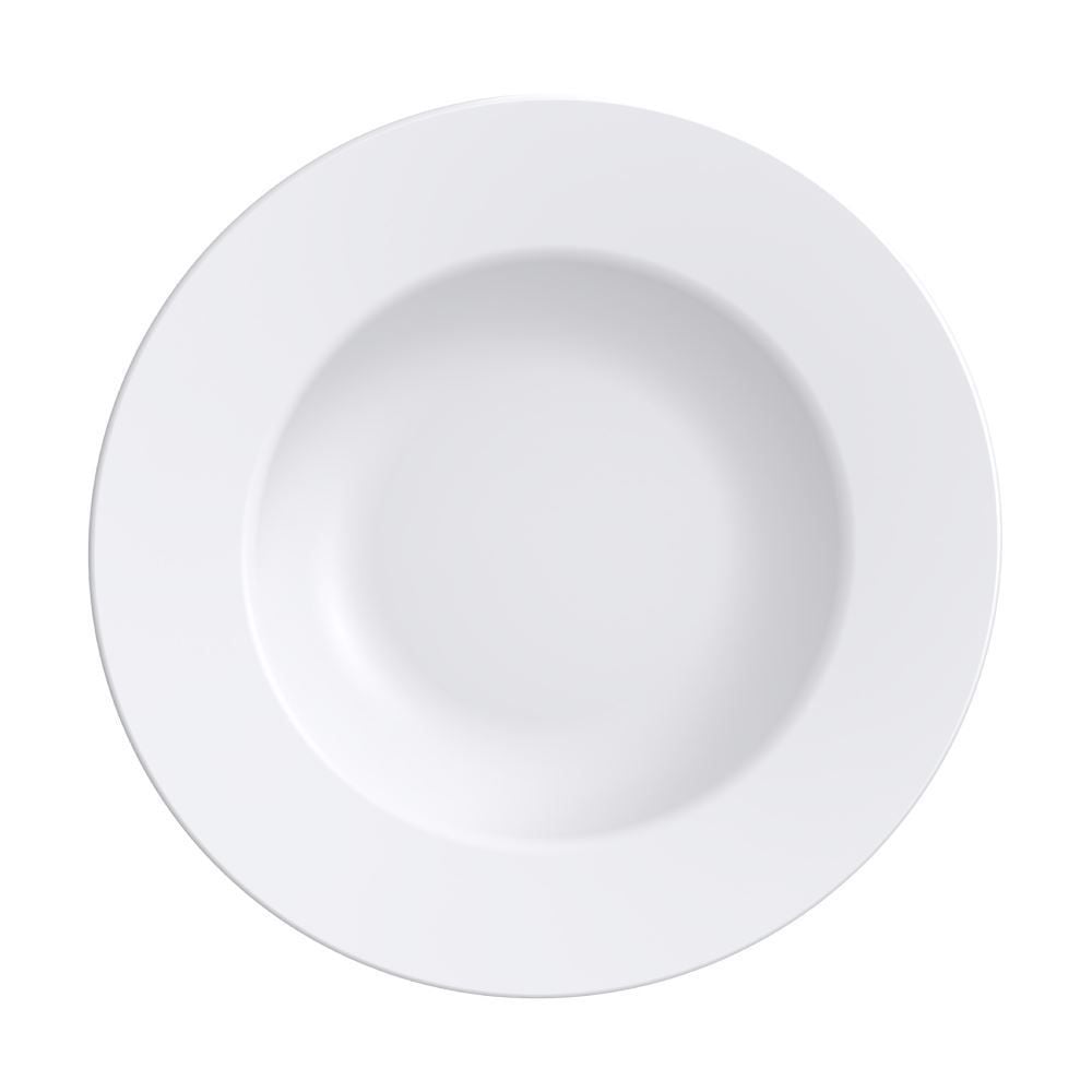 Prato Raso Maria Augusta Tramontina De Porcelana 27Cm - Porcelana Branca