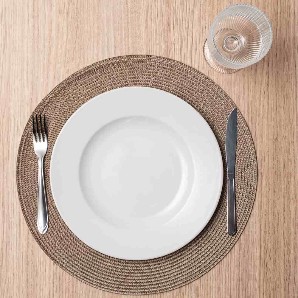 Prato Raso Maria Augusta Tramontina De Porcelana 27Cm - Porcelana Branca