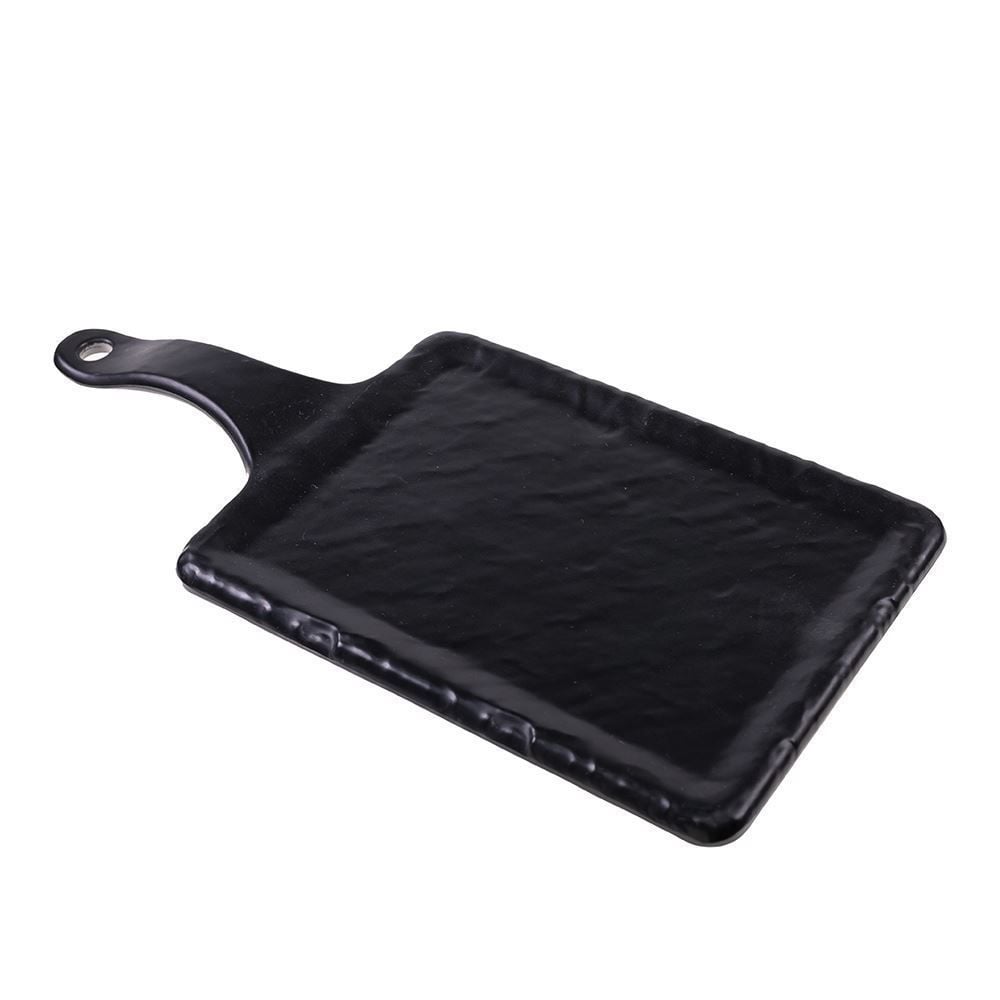 Prato Retangular Com Cabo Havan Casa 17,4Cm - Preto