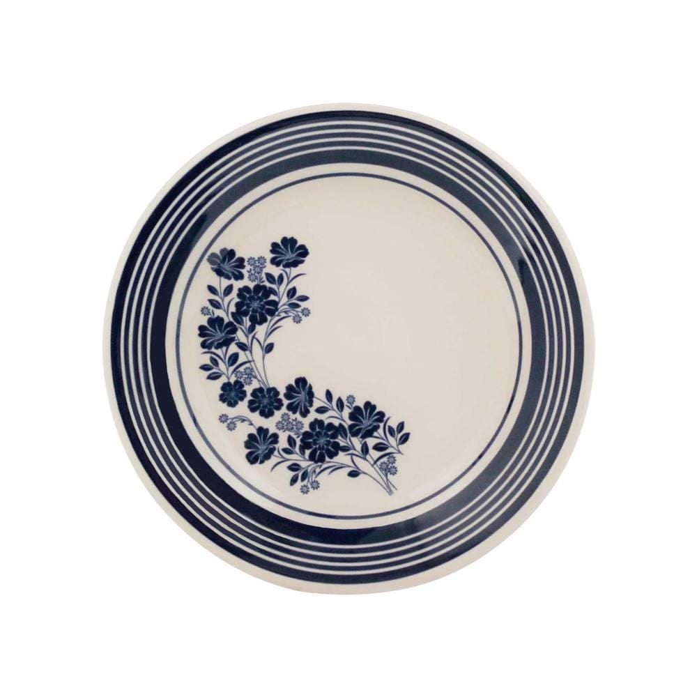 Prato Sobremesa 18Cm Donna Nina Biona - Marinho