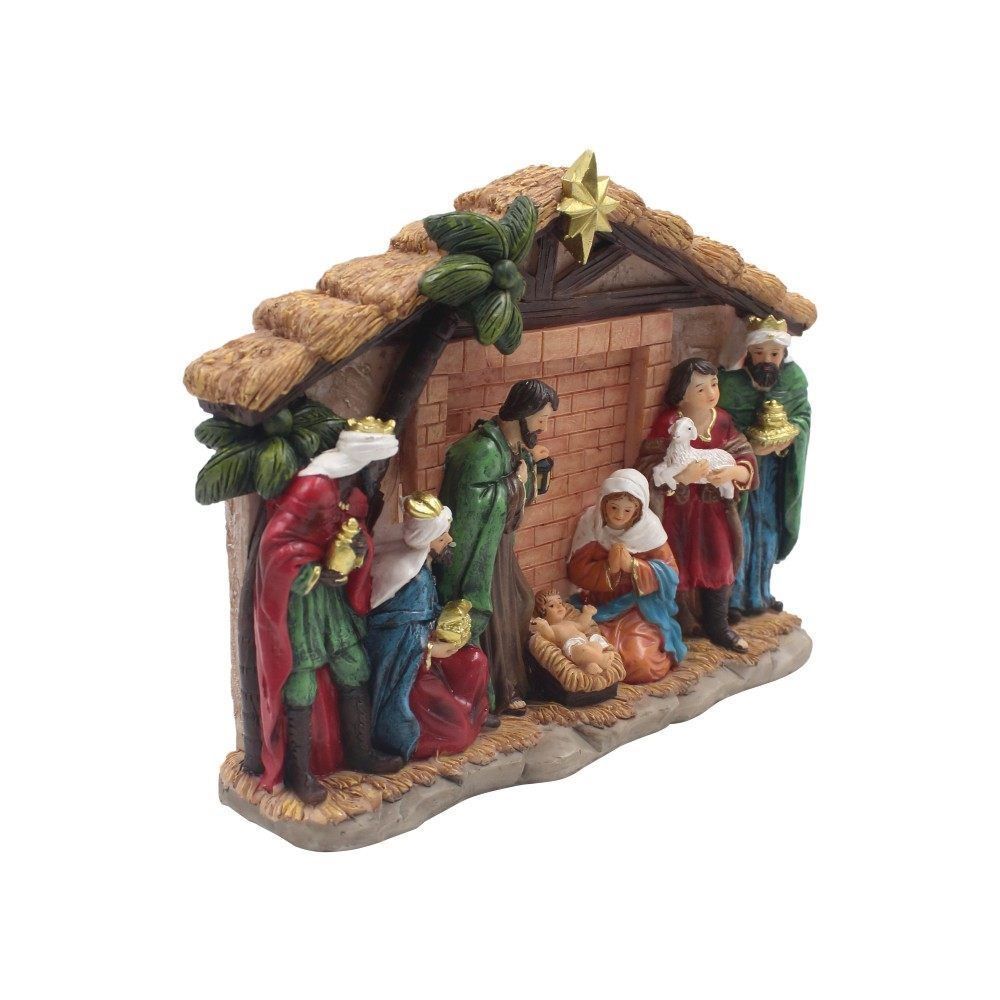 Presépio 8 Figuras Havan Casa 15X21cm - Colorido