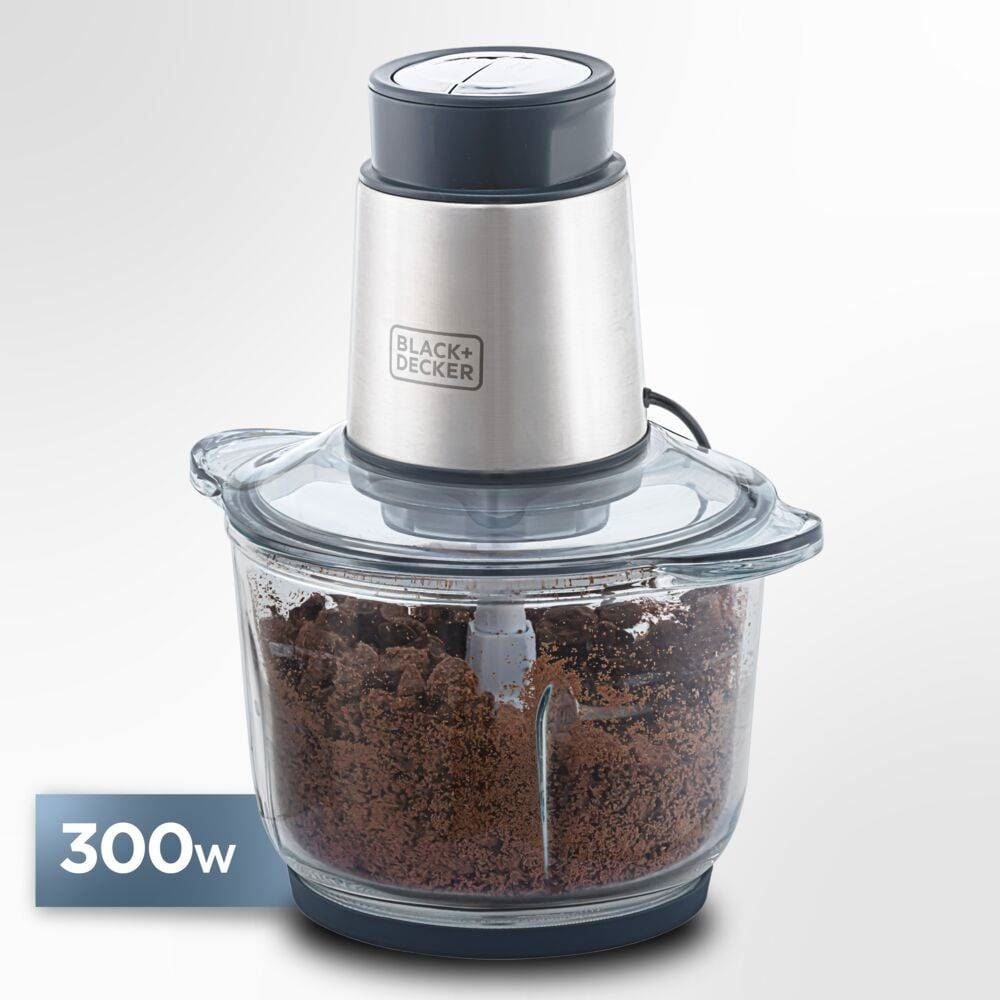 Miniprocessador Black and Decker Gourmand Gris MP300G