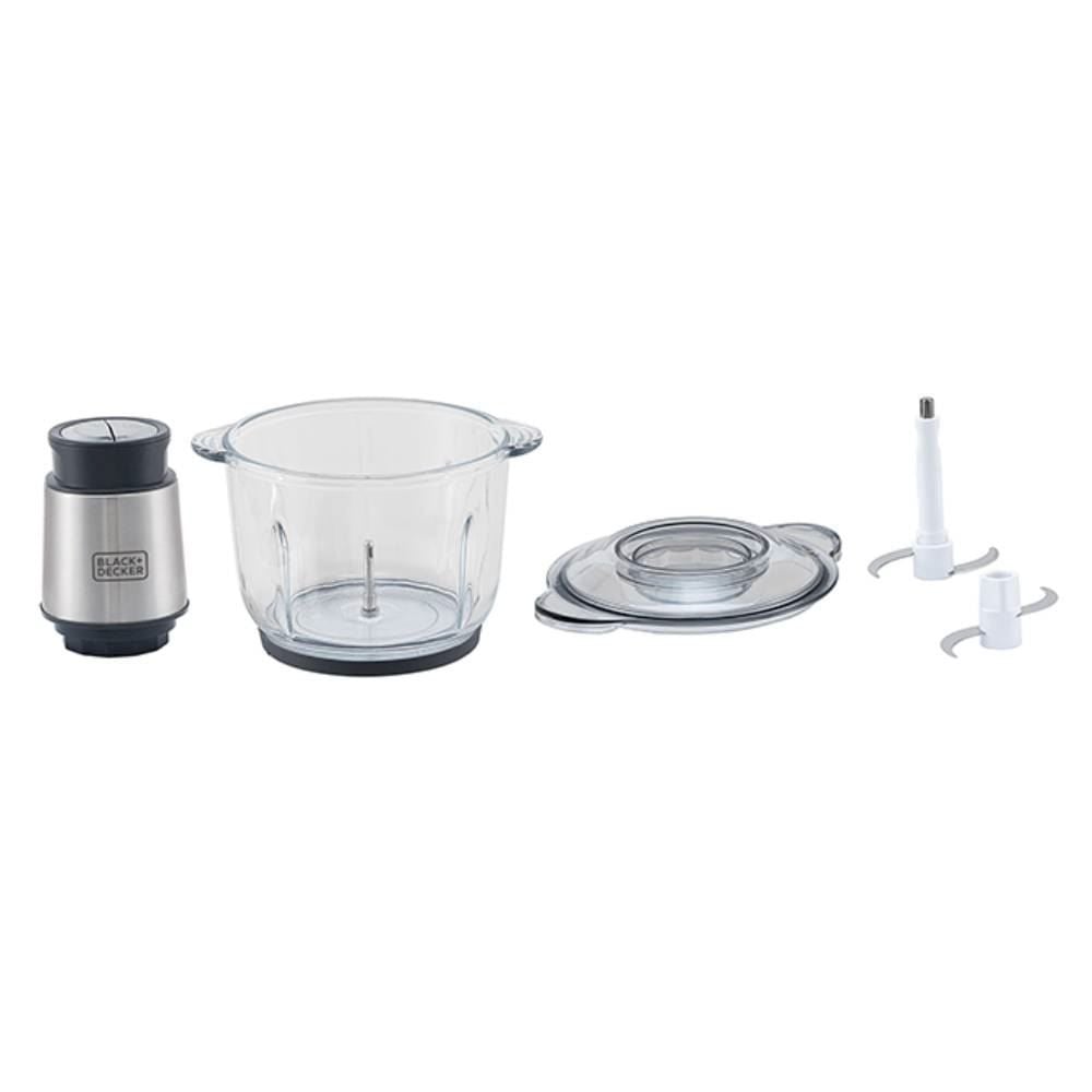 Miniprocessador Black and Decker Gourmand Gris MP300G