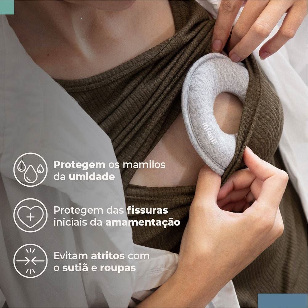 Protetor Para Seios Serena Infanti - Mescla Claro