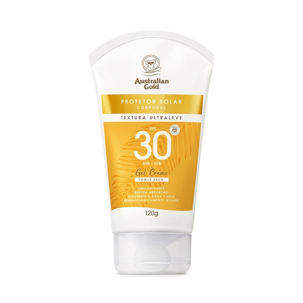 Protetor Solar Corporal Gel Creme Fps 30 Australian Gold - 120g