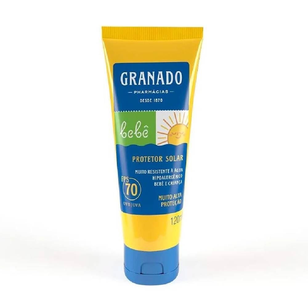 Protetor Solar Para Bebê Fps 70 Granado - 120ml