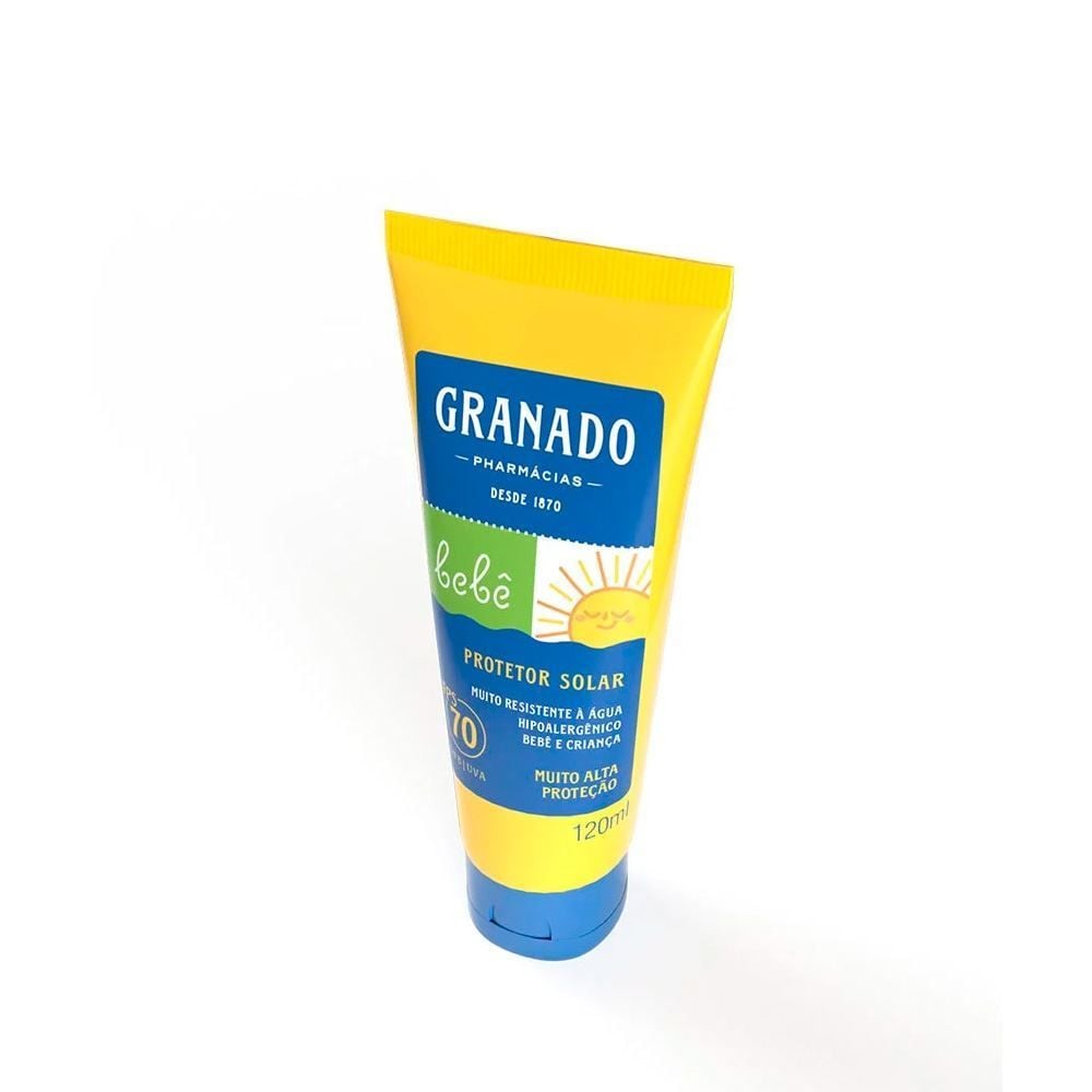 Protetor Solar Para Bebê Fps 70 Granado - 120ml