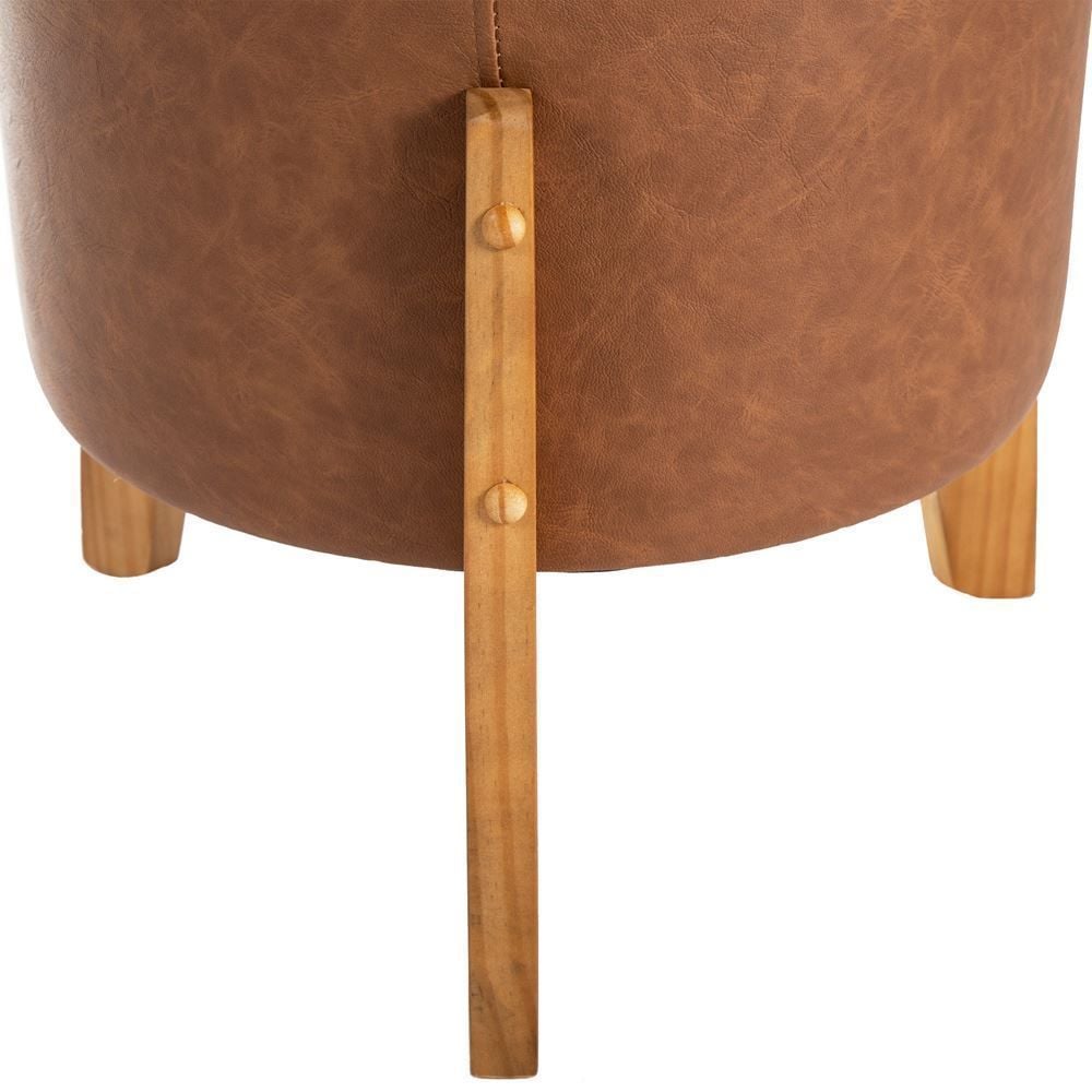 Puff Texas Decorativo Havan Casa - Marrom