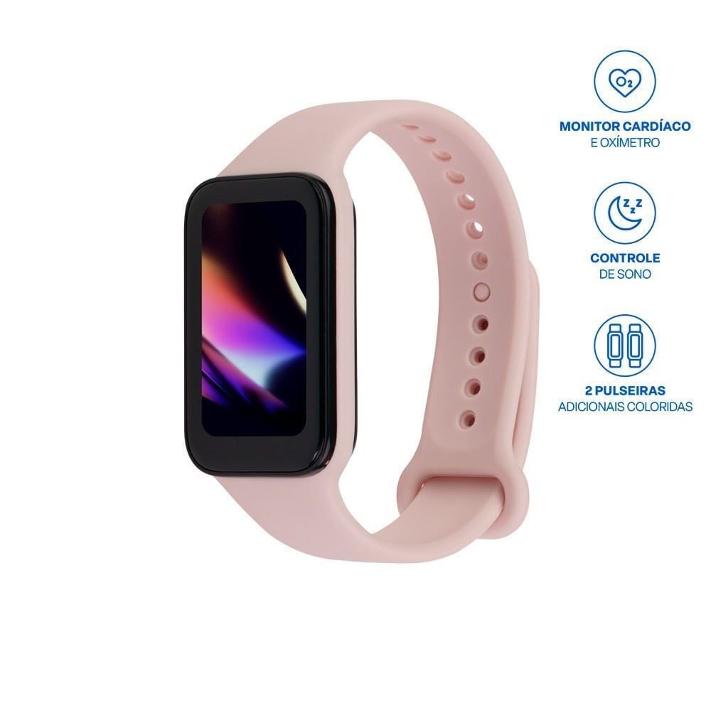 Pulseira Multi Smartband B2 Wr200 - Rosa