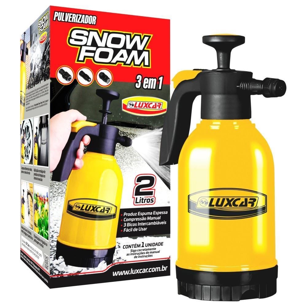 Pulverizador Aplicador de Espuma Luxcar Manual 2 Litros - 2901