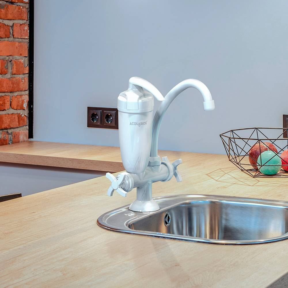 Purificador De Água Acquabios De Bancada - Branco