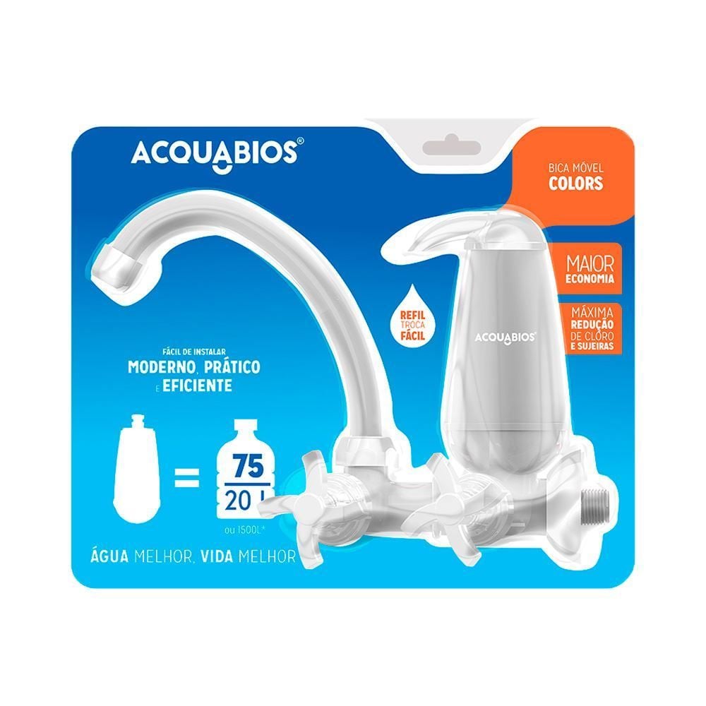 Purificador De Água Acquabios E05 De Parede - Branco